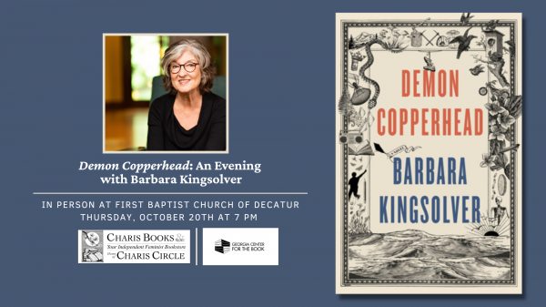 Image for event: Demon Copperhead: An Evening with Barbara Kingsolver