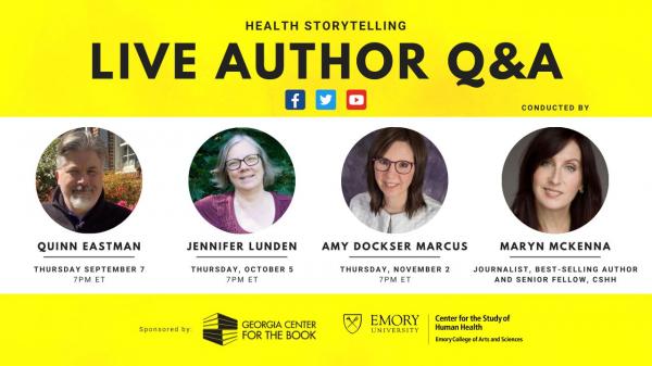 Image for event: Health&nbsp;Sto&shy;ry&shy;telling Author Q&nbsp;&amp;&nbsp;A Series: Jennifer Lunden