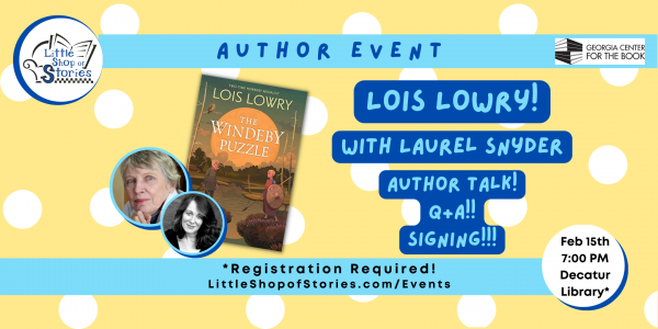 Image for event: Lois Lowry - The Windeby Puzzle