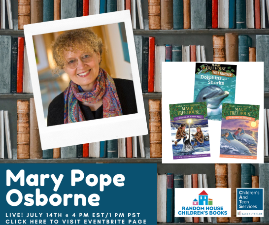Image for event: Meet Mary Pope Osborne - Special Youth Author Events 