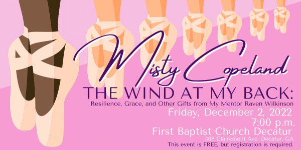 Image for event: Misty Copeland discusses &ldquo;THE WIND AT MY BACK&rdquo;