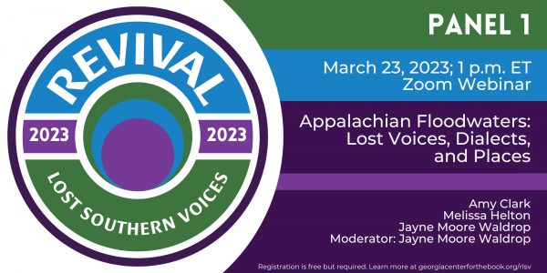 Image for event: Appalachian Floodwaters: Lost Voices, Dialects, and Places