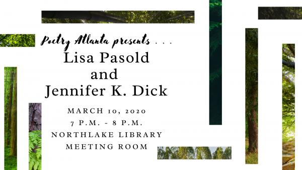 Image for event: Poetry Atlanta presents Lisa Pasold and Jennifer K. Dick