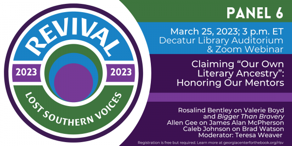 Image for event: Claiming &ldquo;Our Own Literary Ancestry&rdquo;: Honoring Our Mentors