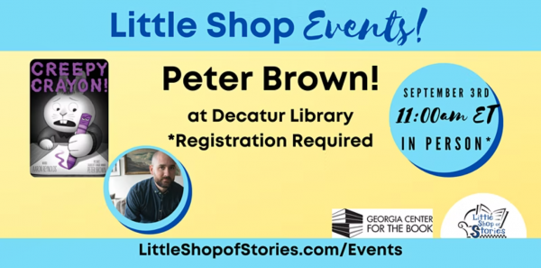 Image for event: Peter Brown Presents Creepy Crayon!