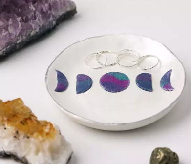 Image for event: DIY Clay Moon Phases Dish